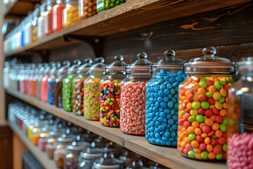 Fototapeta na wymiar candies in a shop