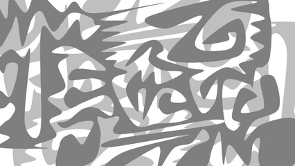 白と黒のデザインイラスト