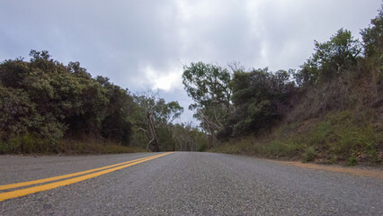 Driving through winter’s embrace in Montana de Oro