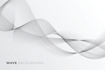 Abstract background with wavy line style