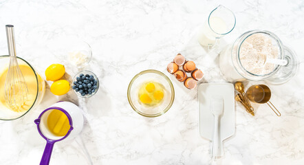 Crafting Lemon, Blueberry, and Vanilla Bundt Cakes