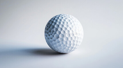 Golf Ball on white background