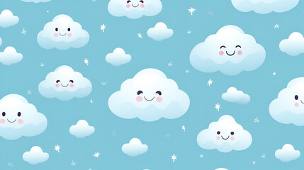 cute cloud pattern