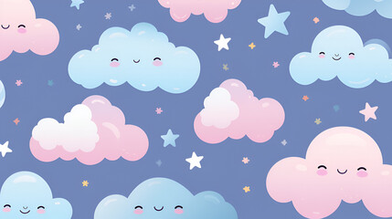 cute cloud pattern
