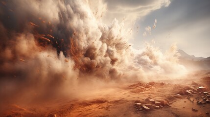 Obraz premium sunrise in the forest