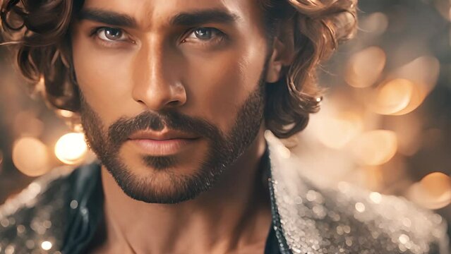 Handsome man beauty portrait