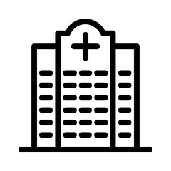 Fototapeta premium Hospital icon PBG