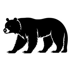 Vector Illustration of a  Grizzly Bear  