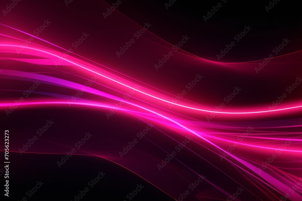 Wall mural glowing abstract purple background with lines. generative ai