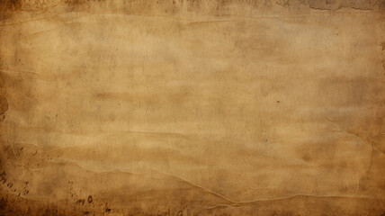 illustration of old brown colored paper texture background. Created with Generative AI