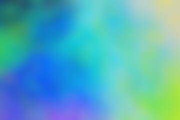 Abstract blurred background image of blue, green colors gradient used as an illustration. Designing posters or advertisements.