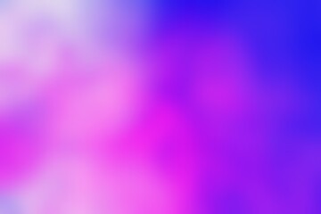 Abstract blurred background image of blue, purple, pink colors gradient used as an illustration. Designing posters or advertisements.