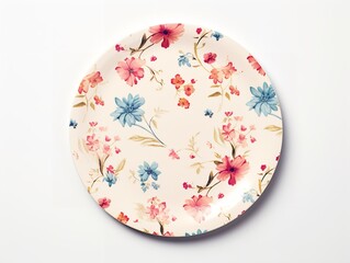 Elegant Ceramic Coaster Mockup for Tableware - AI Generated