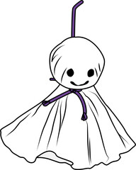 てるてる坊主（Teruteru Bozu）(PNG)