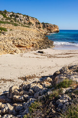 Cala Sequer, Manacor coast, Majorca, Balearic Islands, Spain