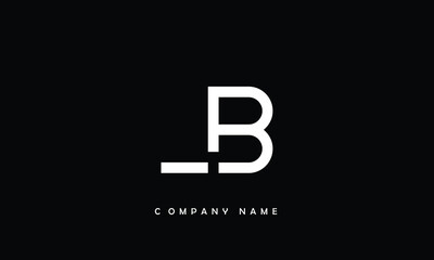 LB, BL, L, B Abstract Letters Logo Monogram