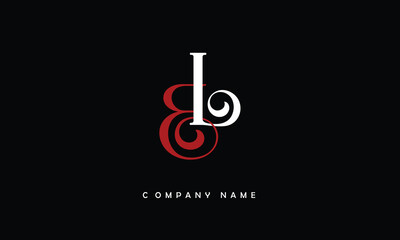 LB, BL, L, B Abstract Letters Logo Monogram