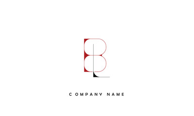 LB, BL, L, B Abstract Letters Logo Monogram