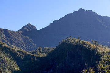 Obraz premium The Piton des Neiges in Reunion island