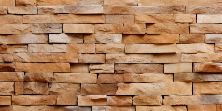 Panor&aacute;mica de muro de ladrillos antiguo.