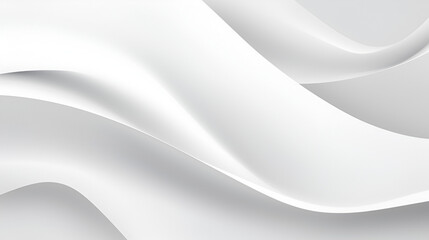 Simple white background with smooth lines in light colors. ai generative