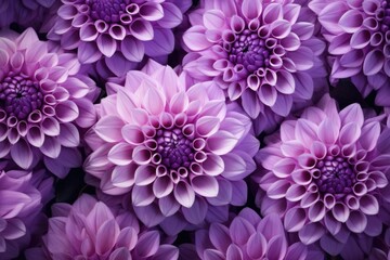 Pink chrysanthemum flowers bouquet on purple background. Beautiful flowers composition. Spring, easter concept. Greeting card for woman or mothers day. Floral card or banner template with copy space