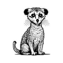 Meerkat  Vector Illustration