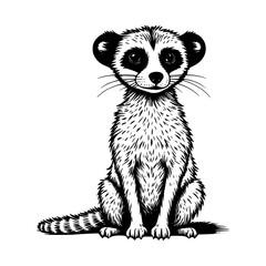 Meerkat  Vector Illustration
