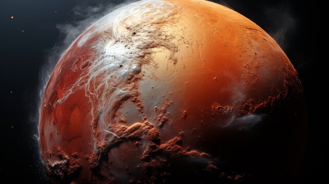 Moon or planet surface crater science space galaxy astronomy theme