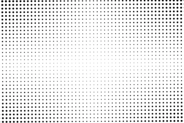 Fotobehang Black and white halftone dots pattern background © Amona HD