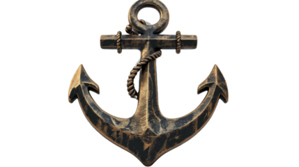 anchor isolated on white transparent background