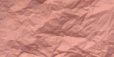 brown crumpled paper texture background