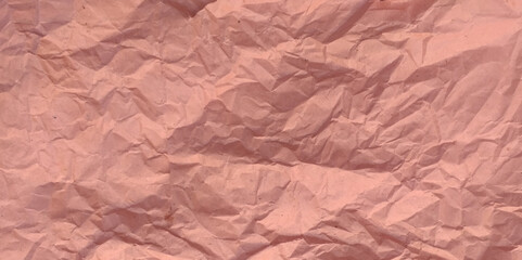 brown crumpled paper texture background