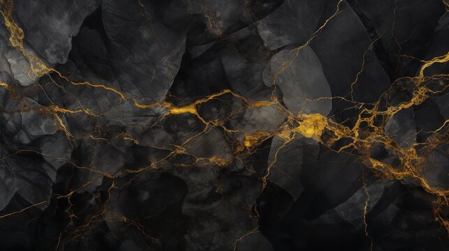 An elegant onyx image of a panoramic wallpaper texture with a rough marble effect, Generative AI.