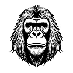 Orangutan Vector Illustration