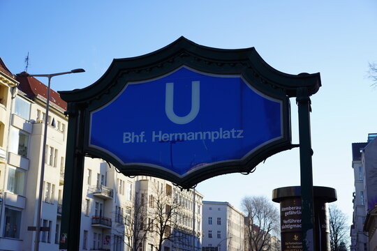 BVG U-Bahnhof Hermannplatz, Berlin, 09.01.2024