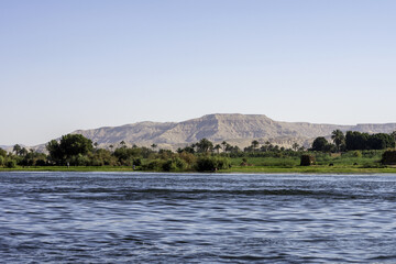 banks of the Nile River in Egypt