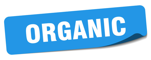 organic sticker. organic label