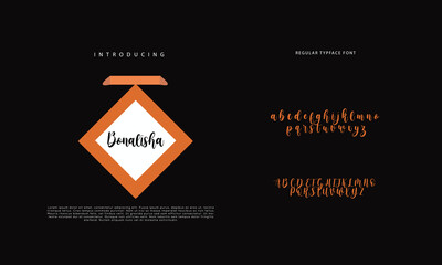 Signature Font Calligraphy Logotype Script Brush Font Type Font lettering handwritten
