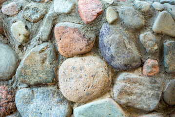 pattern antique stone wall close up