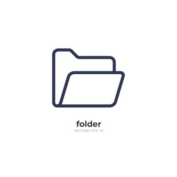 folder icon vector isolated on white background. folder illustration. Microsoft Word .doc Microsoft Excel .xls Microsoft PowerPoint .ppt .pdf Adobe Acrobat