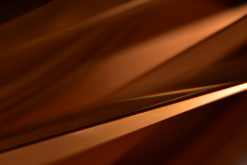 ブラウンの抽象背景　チョコレートやコーヒー色のイメージ背景　ライン　光線
