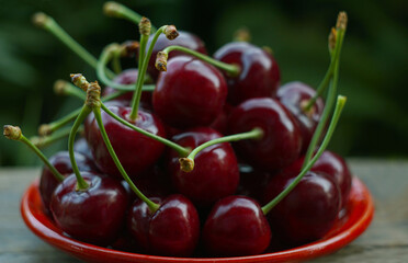 Red cherry on the board