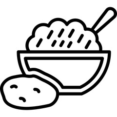 Mashed Potatoes Icon
