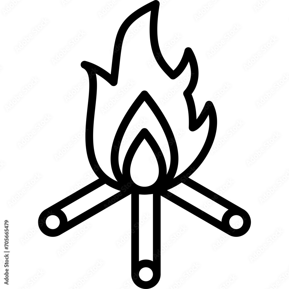 Poster Bonfire Icon