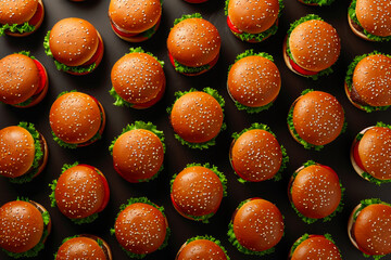 Aligned Burger Showcase: Culinary Precision