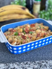 Farofa de Bacon e Nozes