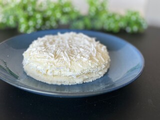 Torta de Tapioca com coco