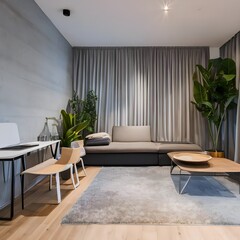 A space-saving studio apartment with multifunctional furniture3