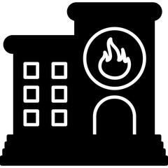 Fire Station Icon